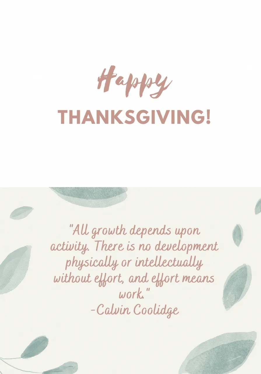 Happy Thanksgiving Card