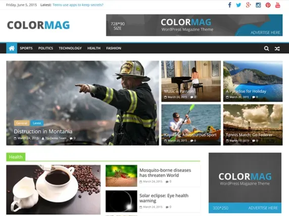 ColorMag Tema WordPress