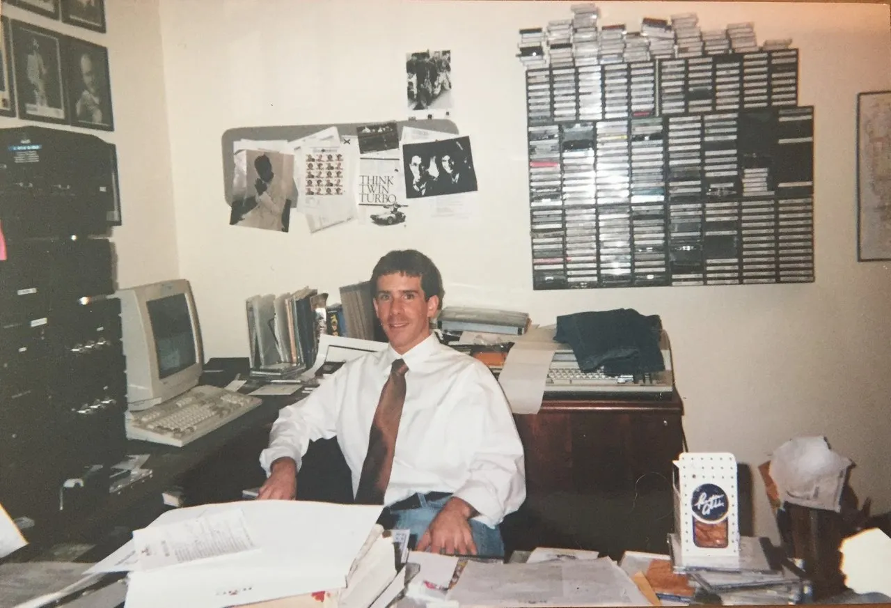 Me working at BMG as a Creative Manager
