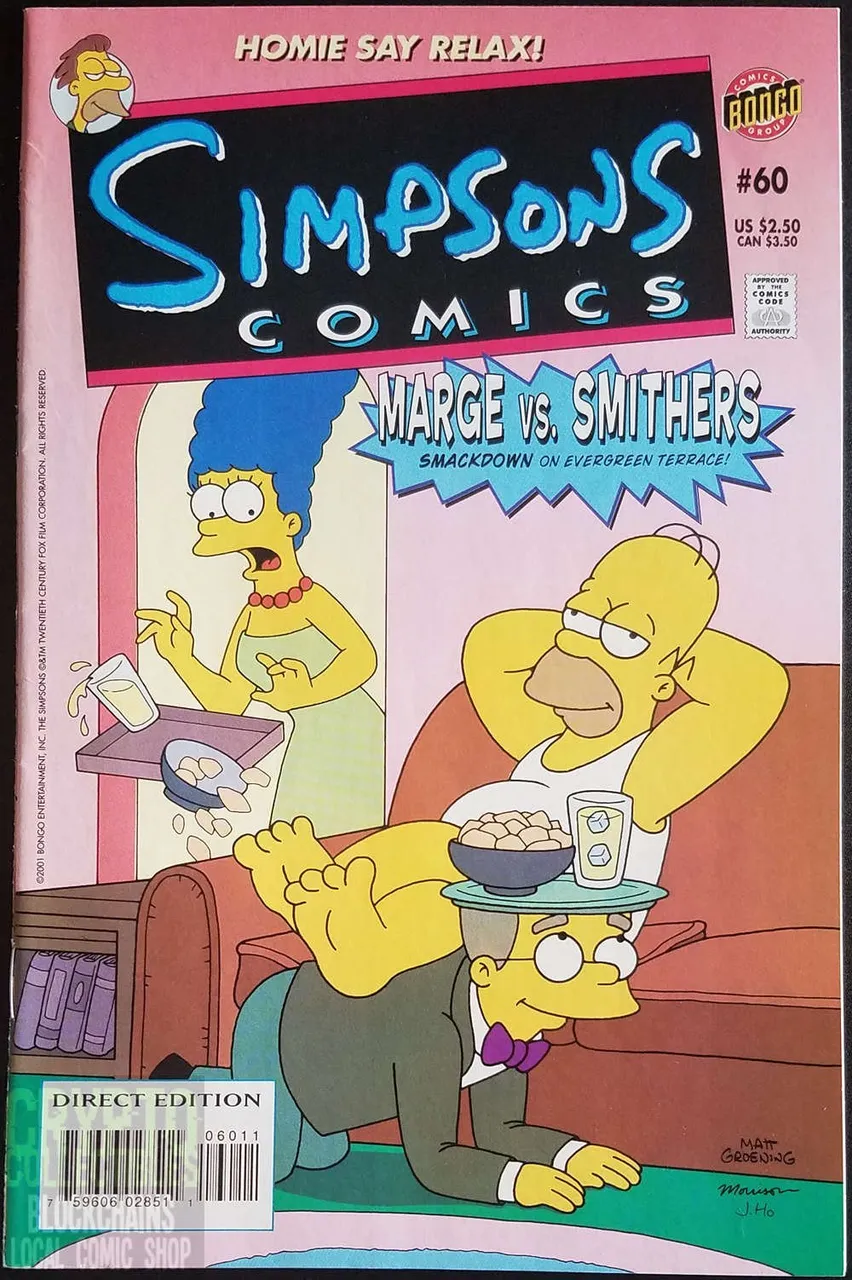 Simpsons comics. Комиксы симпсоны. Симпсоны старые привычки комикс. Симпсоны журнал. Симпсоны комикс небывалая пруха.