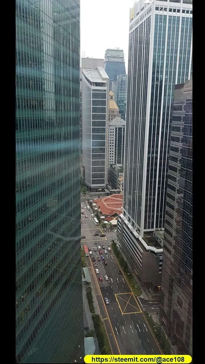 View from  Microsoft Office at night