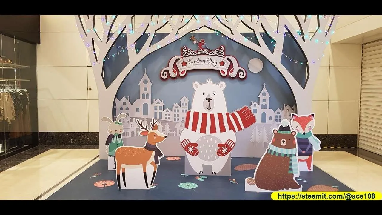 Christmas decoration at link mall