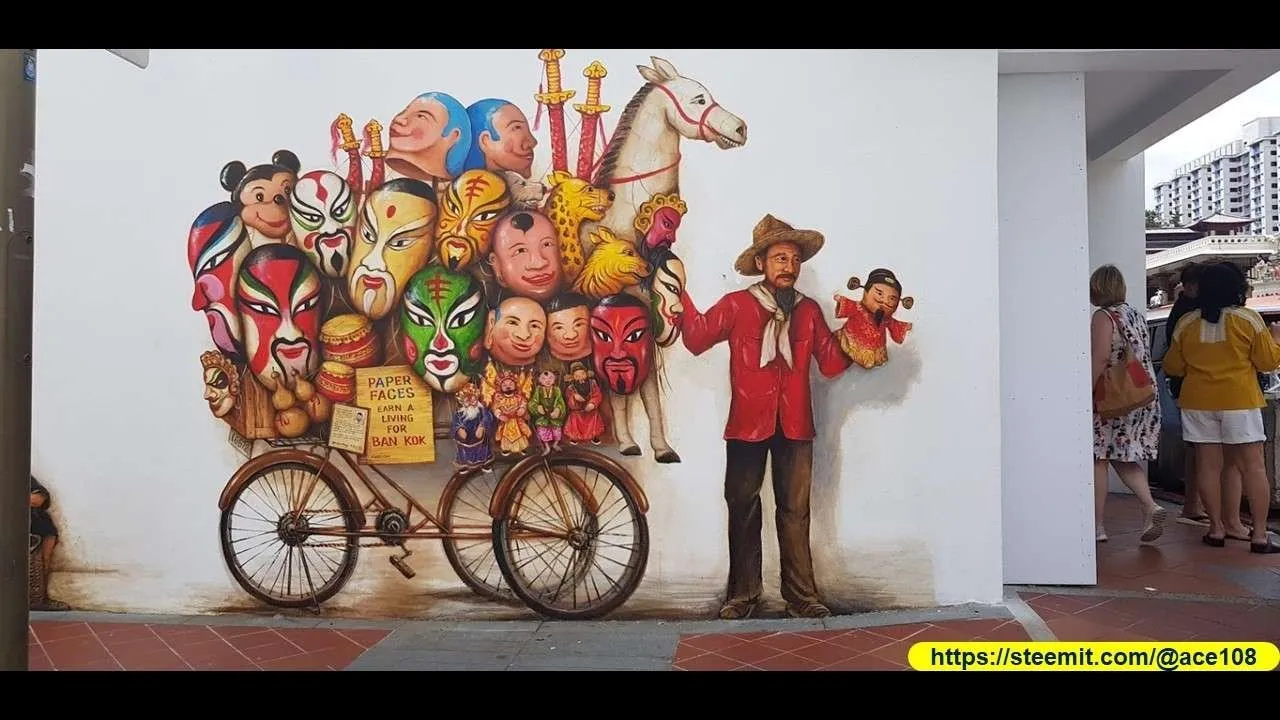 Mural at Chinatown