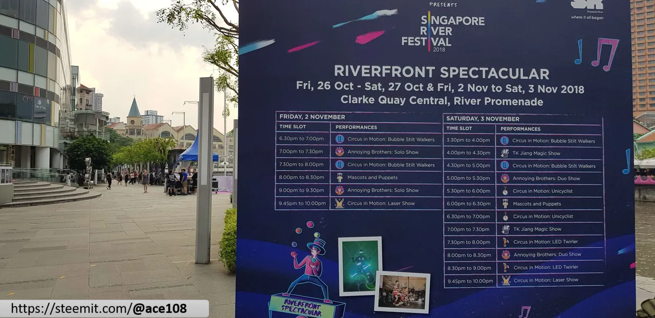 Singapore River Festival 201830