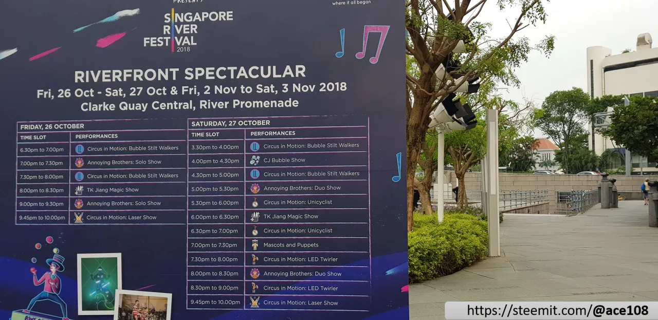 Singapore River Festival 201850