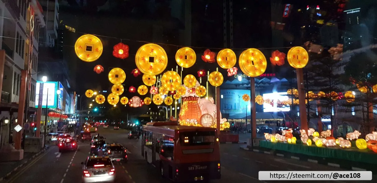 Eu Tong Sen Chinese New Year decoration.