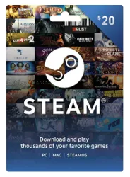 $20 Steam Gift Card