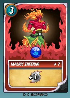 Malric Inferno Steem Monsters