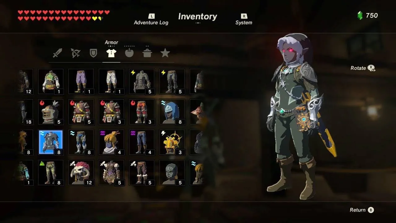 Tears Of The Kingdom - Hylian Armor Set Location