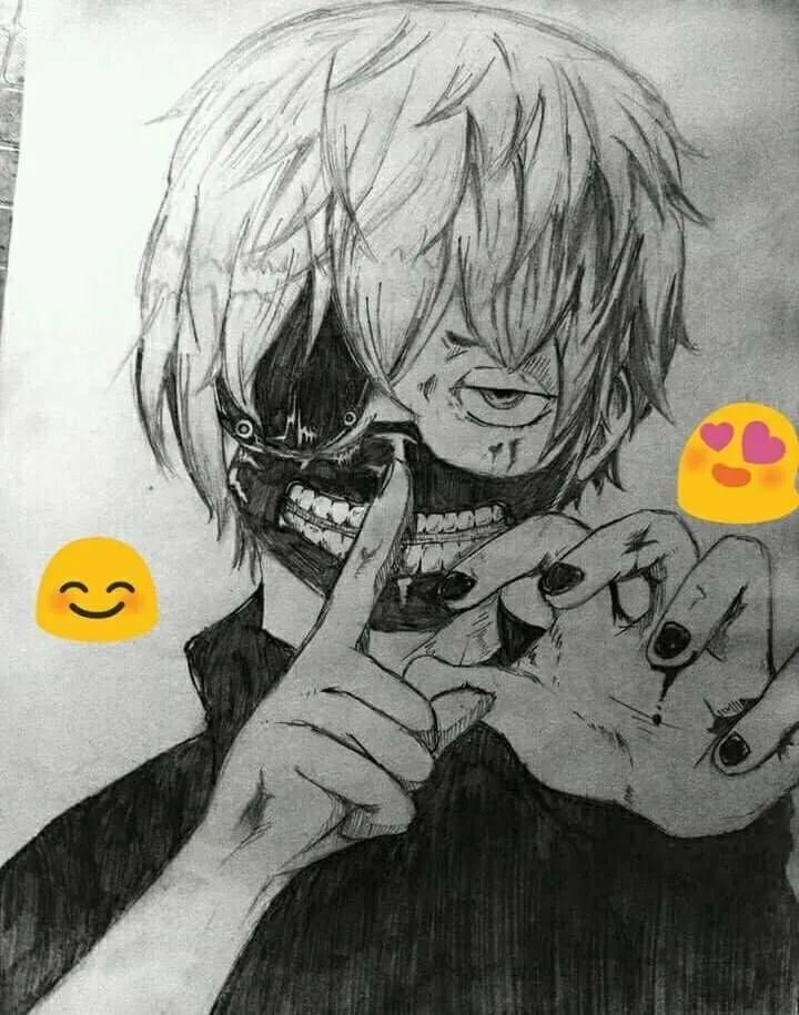 how to draw tokyo ghoul characters   DragoArt