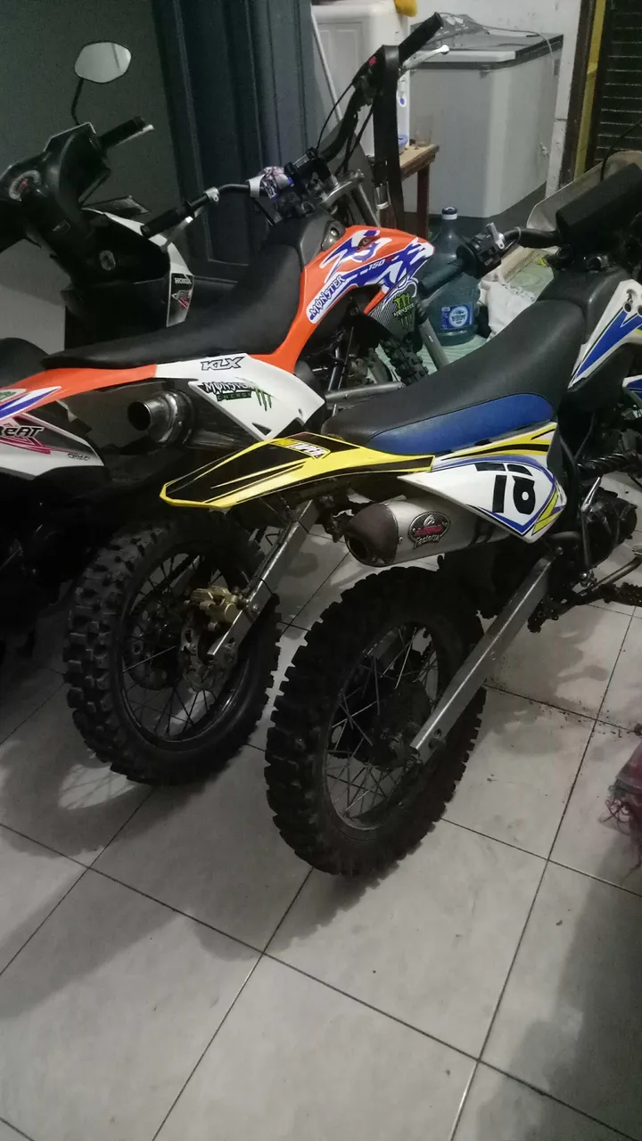 Motor Trail Hasil Modifikasi Yamaha Mx Mirip Klx Mau Saya Jual Dua