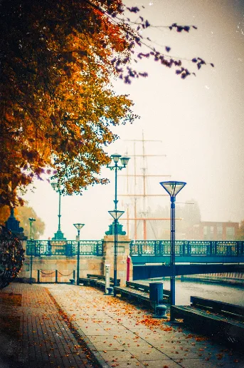 Klaipeda Old City and autumn morining.png