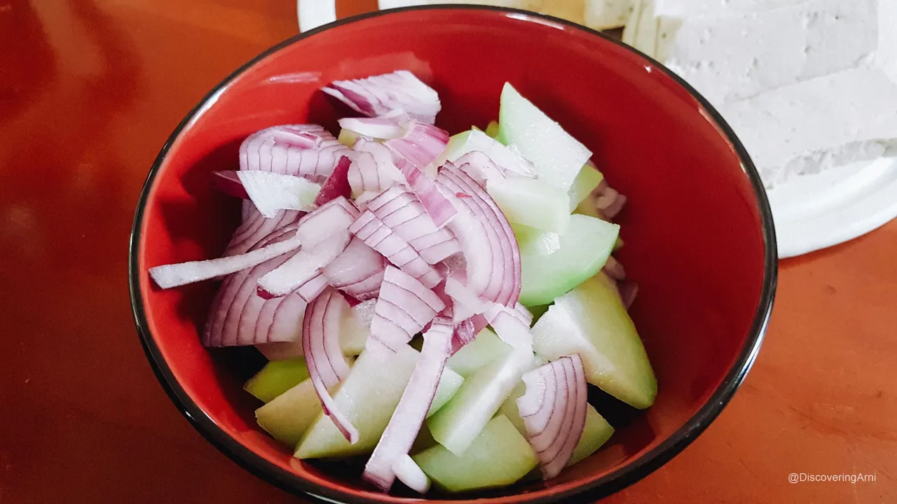 Onions and Chayote