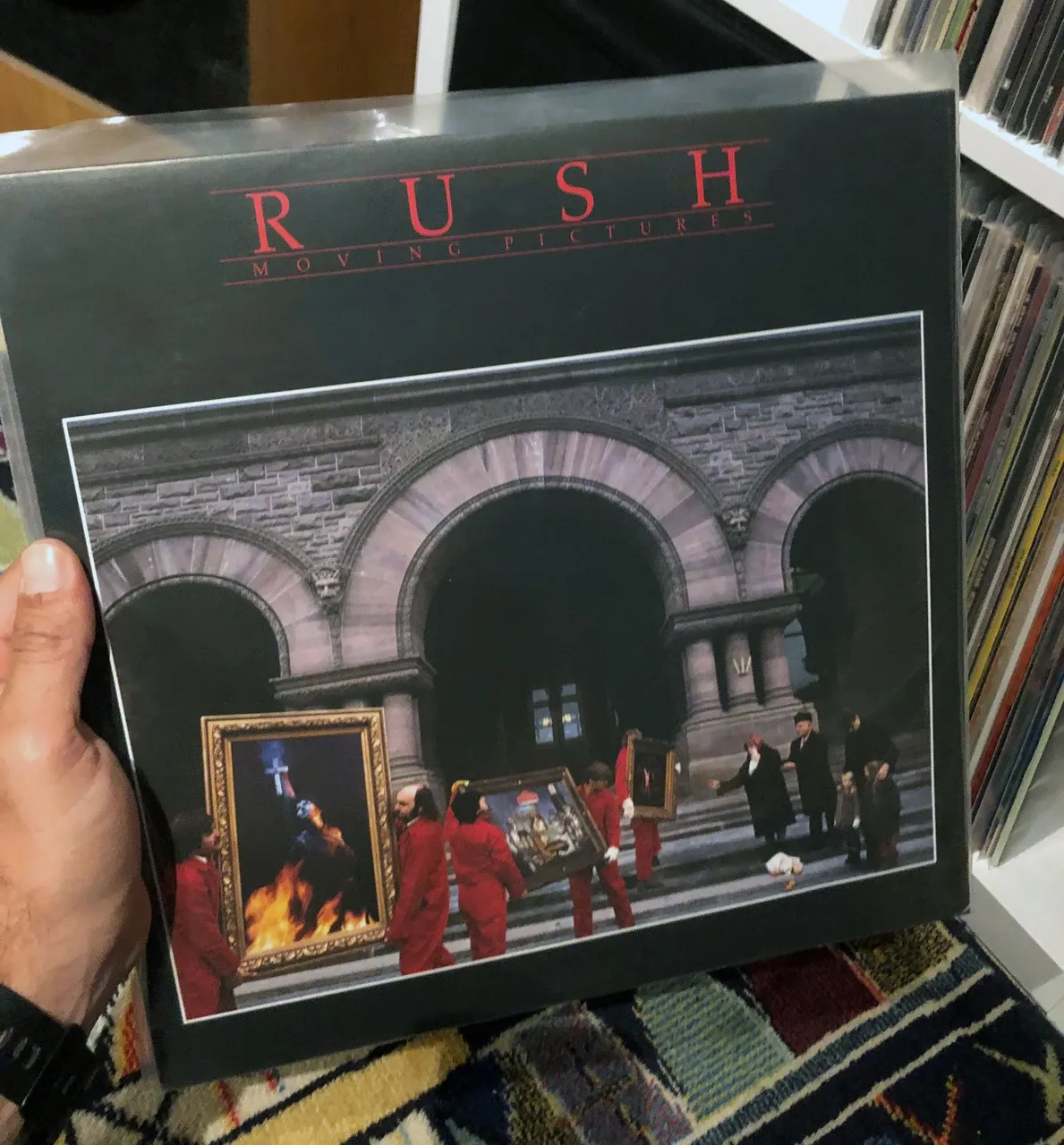 A Direct Metal Pressing of Rush's "Moving Pictures" album