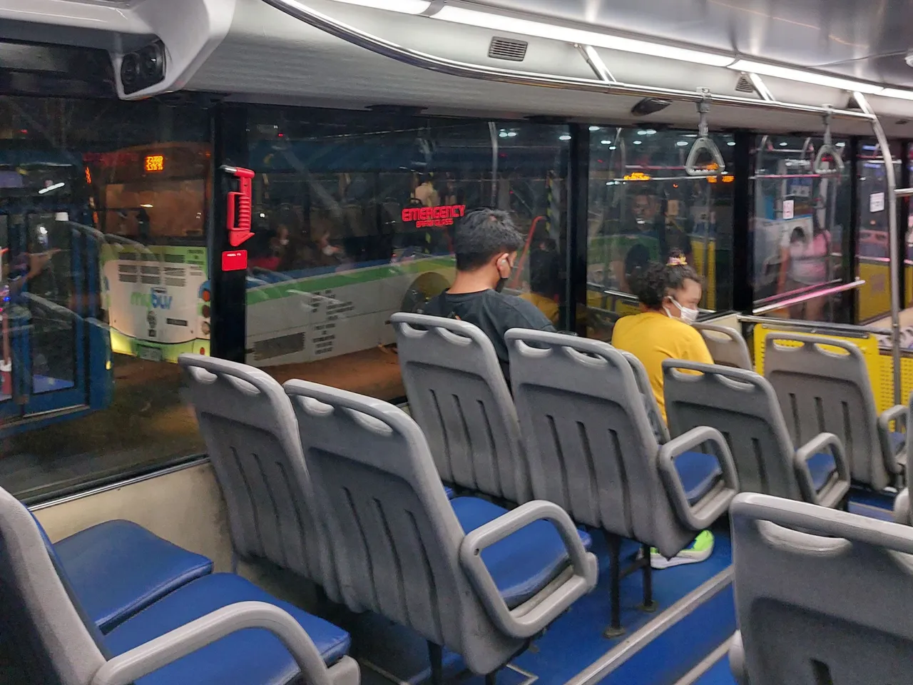 Photo taken inside a MyBus; on my way home.