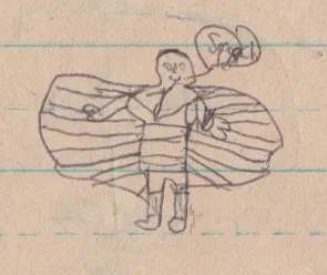 1995-06-16 - Batman Forever - Drawing - not sure when I drew this but probably after watching that movie 10.jpg