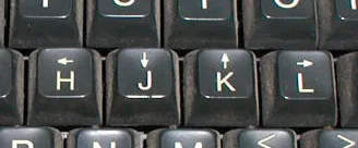 hjkl keys in vi