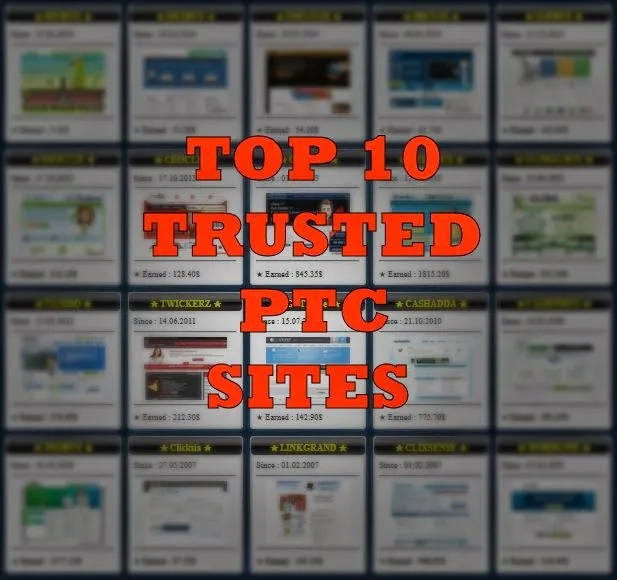 Top 10 Trusted Paid To Click ( PTC) Sites (Guaranteed Payment)