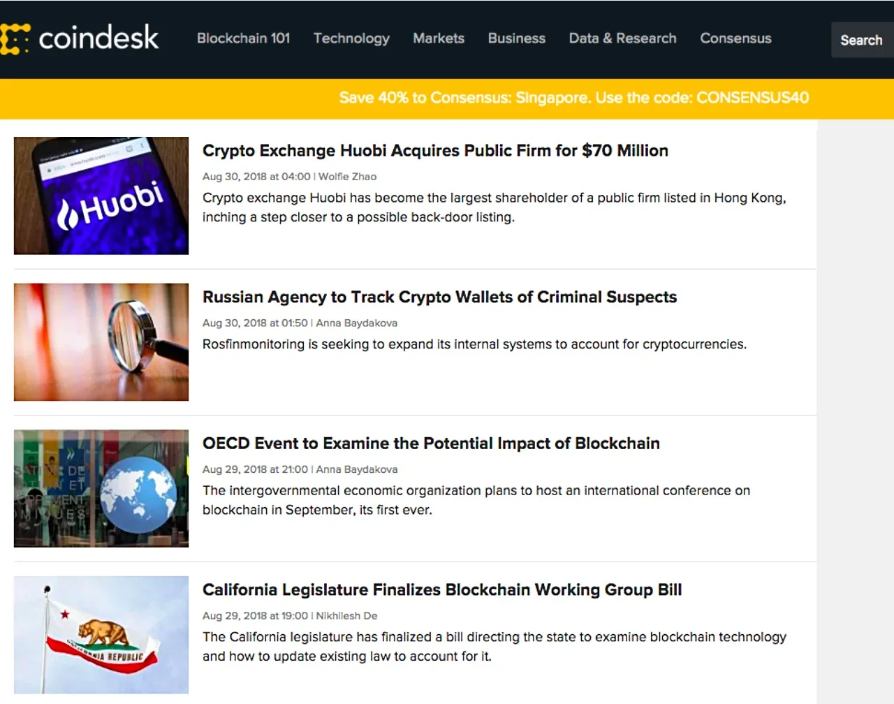 Six Websites about Cryptocurrency to Bookmark!