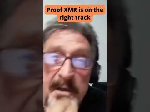 PROOF XMR IS ON THE RIGHT TRACK!!!