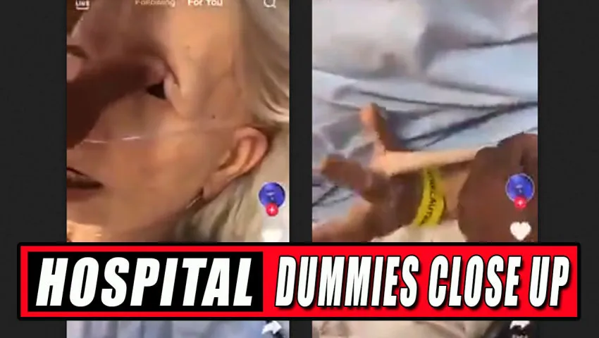 Realistic Hospital Dummies They Use to Deceive The Masses on Cable News