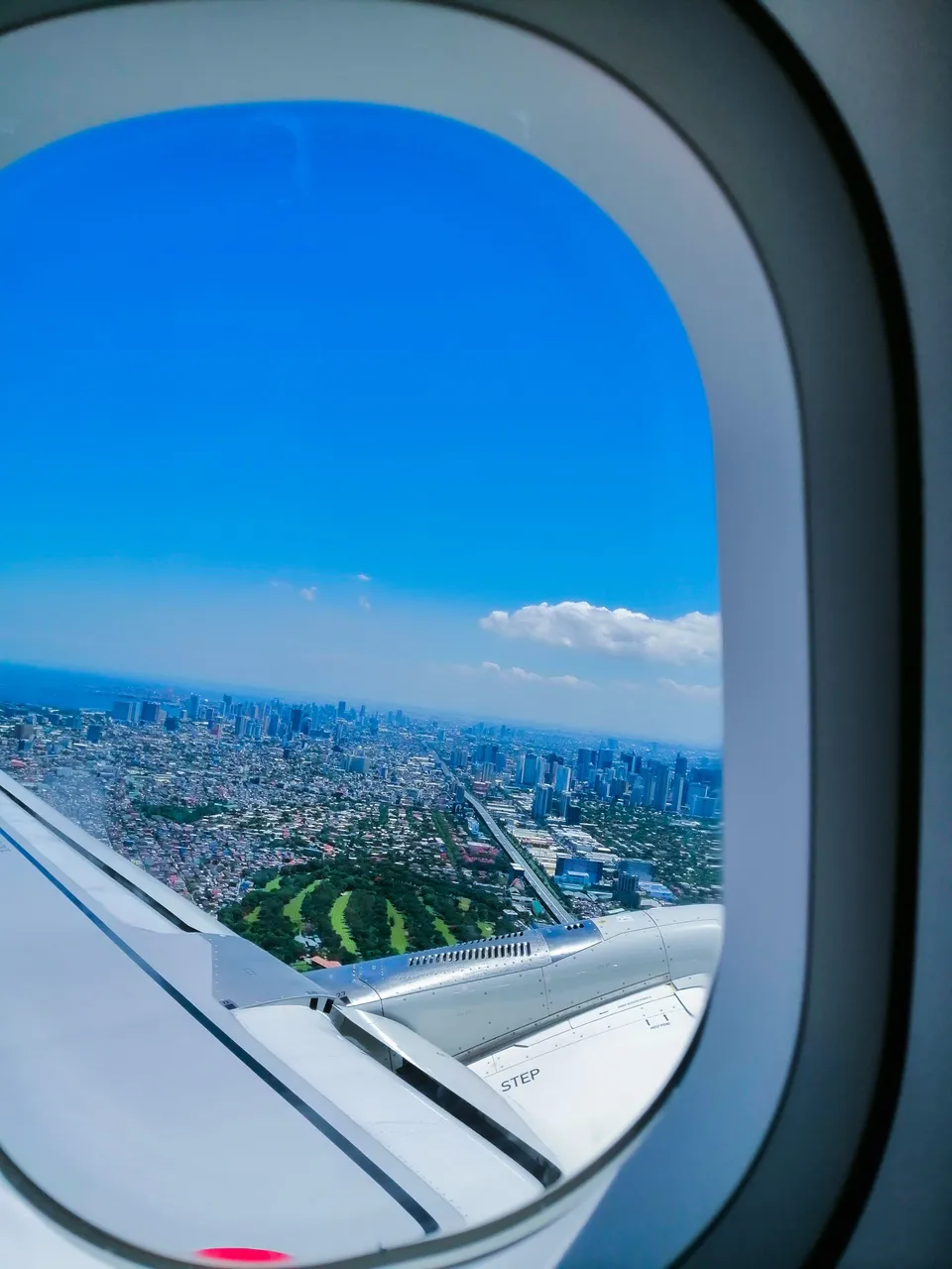 I was holding my breath until the moment when the plane took off. I can't be sure unless we're literally flying already. I took a big sigh of relief as I saw Metro Manila zooming out of my sight. Bye for now, Manila!