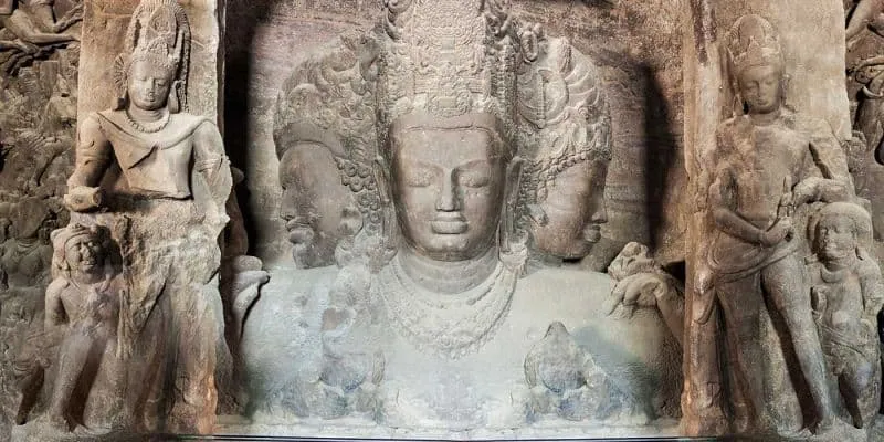 Elephanta-Höhle bei Mumbai, Indien