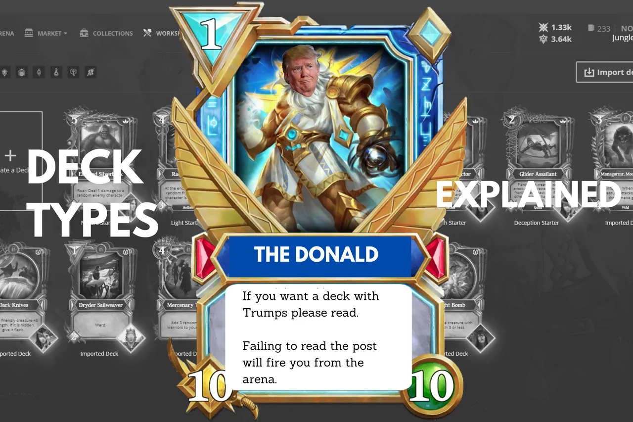 God's Unchained Deck Types Explained