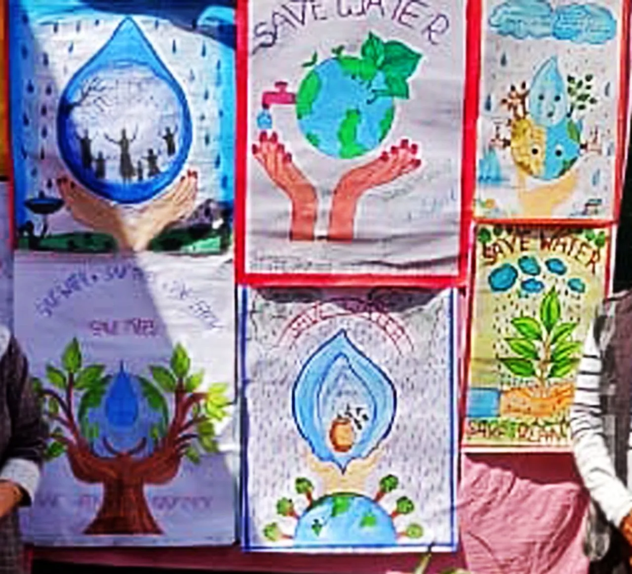 how to draw save water poster drawing || save water save earth drawing for  kids - YouTube | Save water poster drawing, Save earth drawing, Earth  drawings
