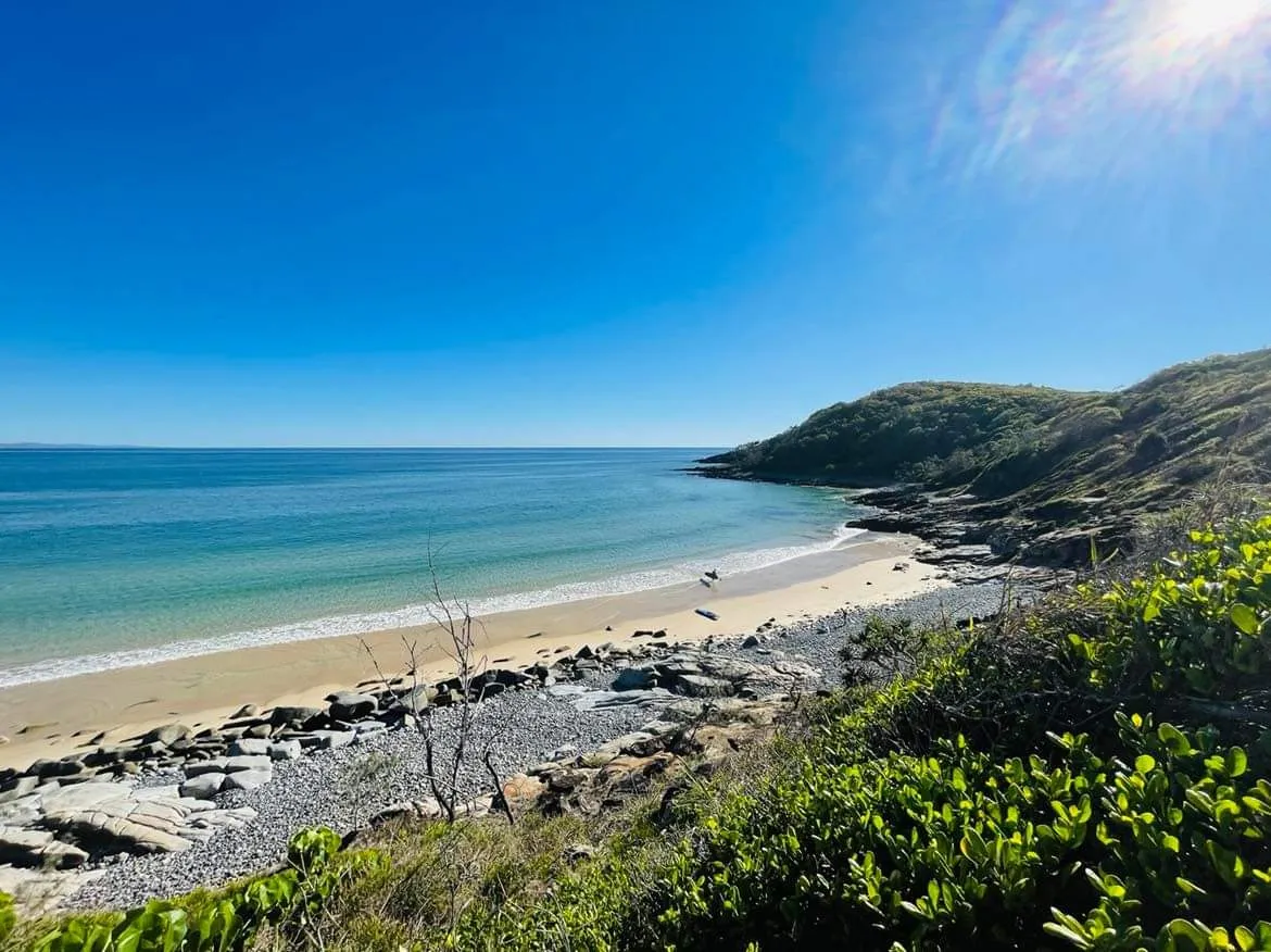 Granite Bay, a popular spot for local surfers due to often possessing good swells.