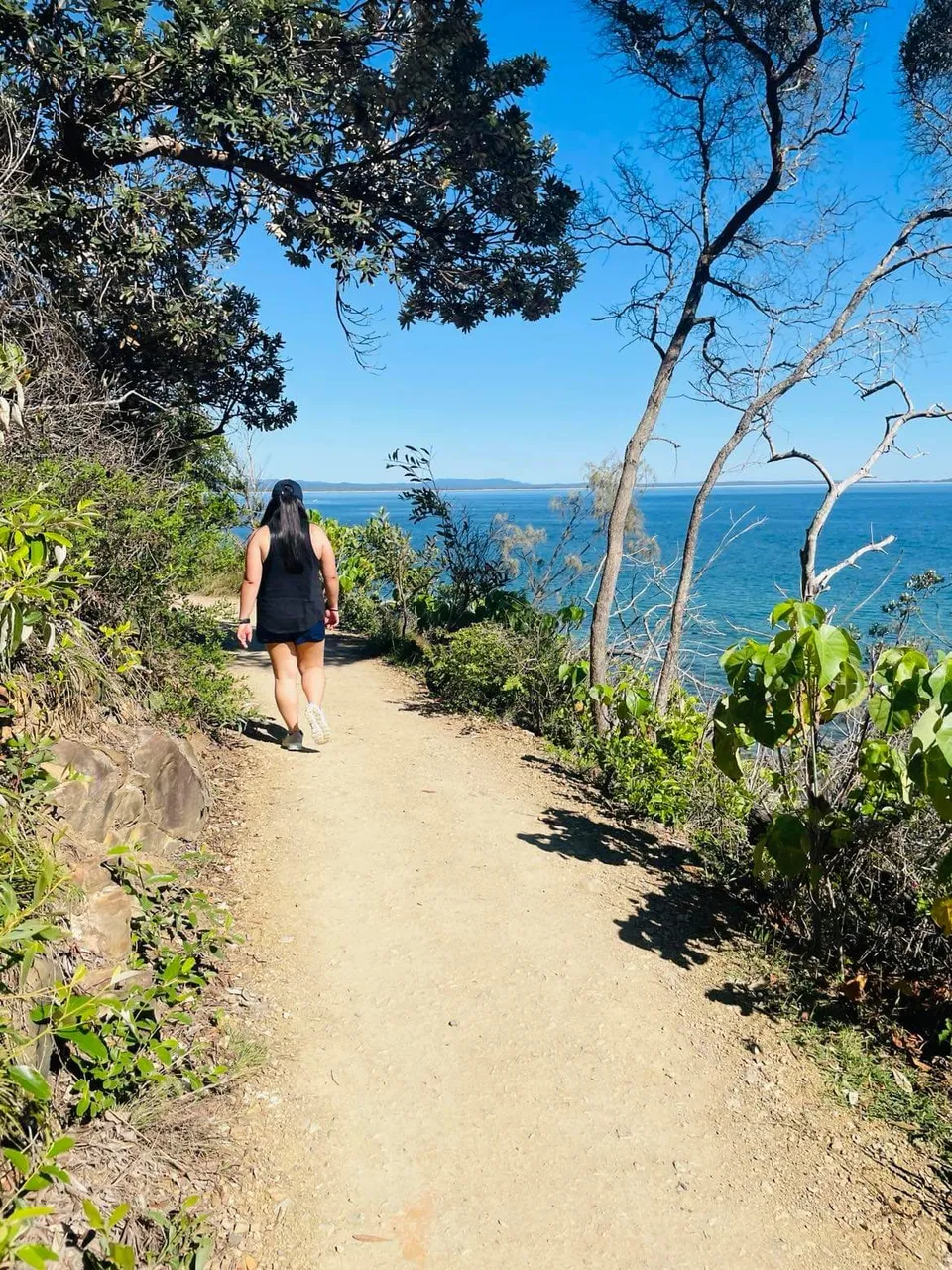 We continued our way through the bush enjoying coastal views almost the entire walk.