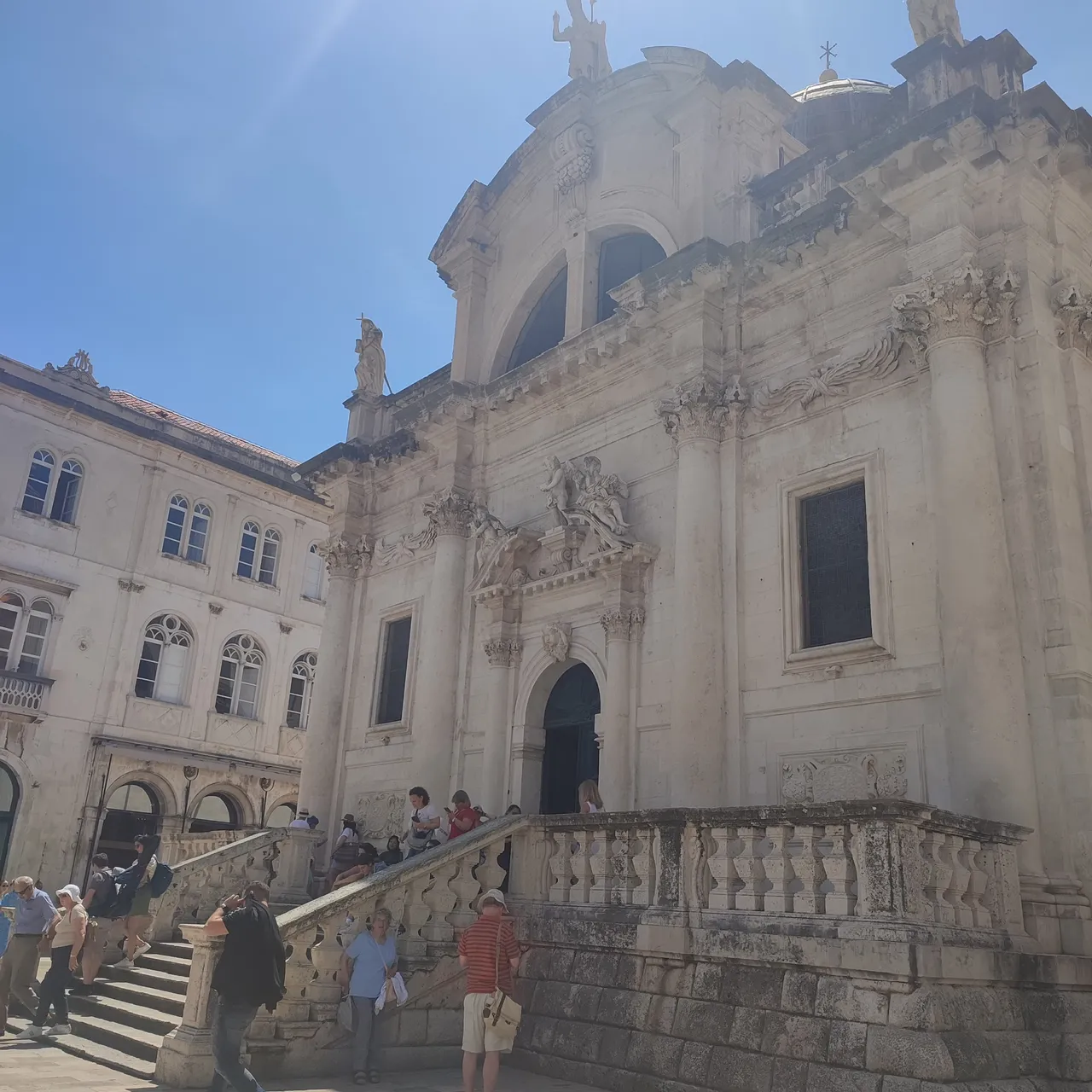 Front of the cathedral