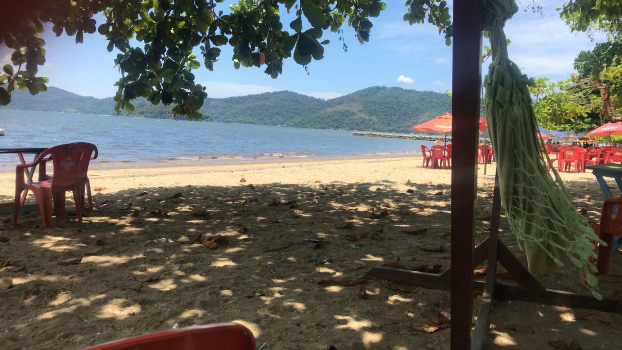 beach directly in front of my hostel
