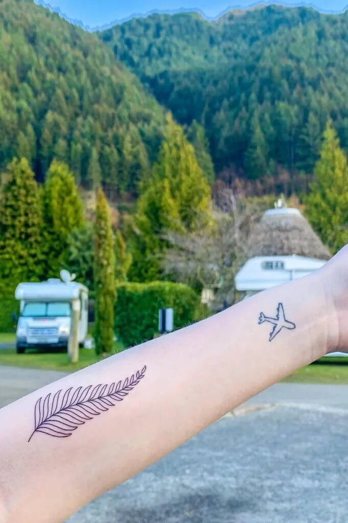 Travel tattoo idea plane