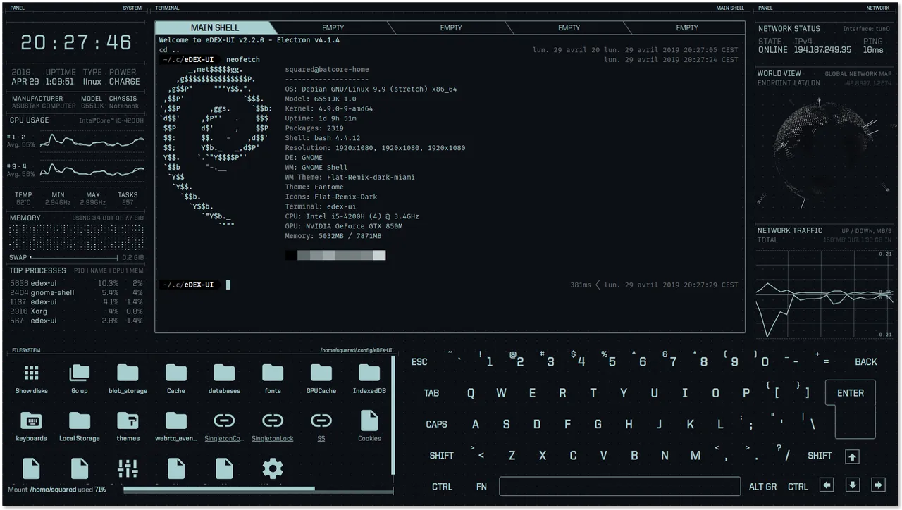 screen