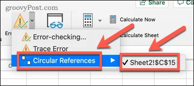 excel-show-circular-reference