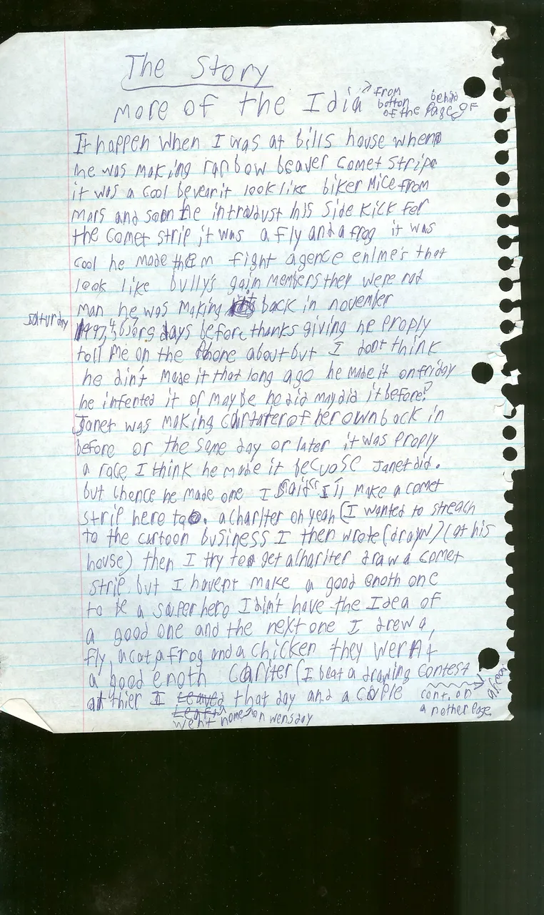 SCAN0222 1998-03 - Or before that, Action Strip Backstory 1, after November 1997.JPG