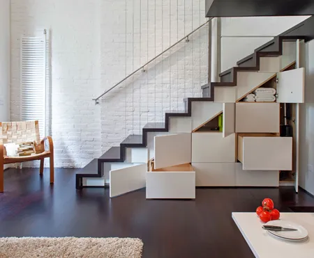 "Built-in wine storage"