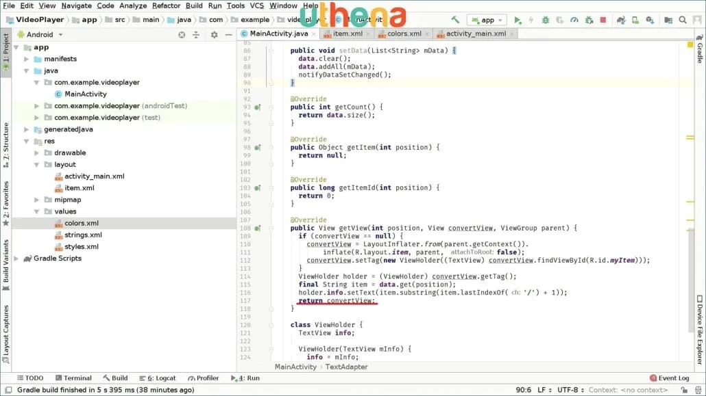 Code Your Own Video App Player in Android Studio!