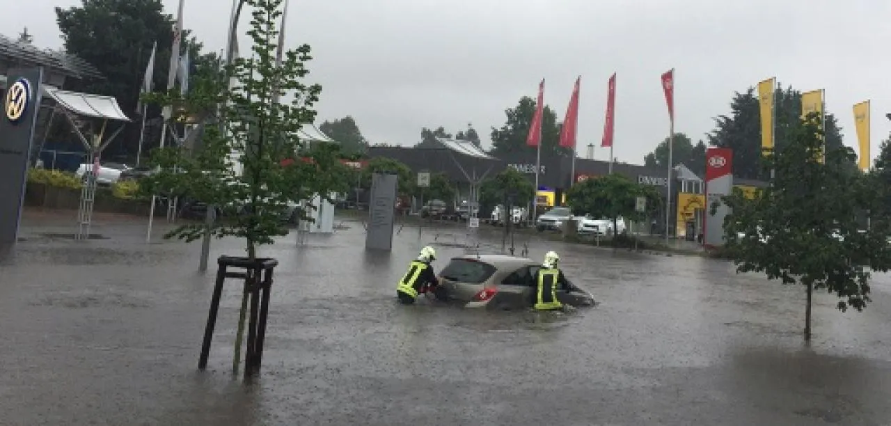 Rain storm Berlin 5