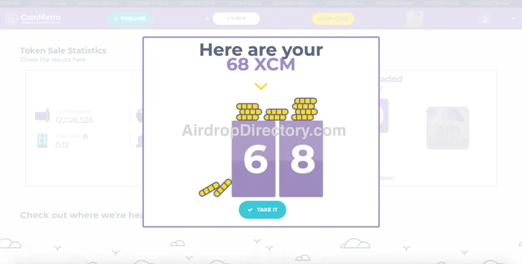 CoinMetro Airdrop Tutorial 11