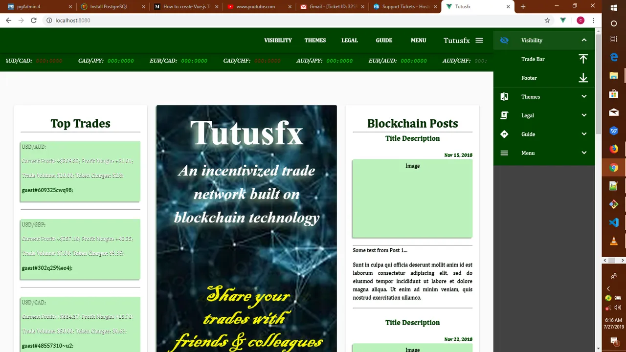 Tutusfx Drawer Visibility