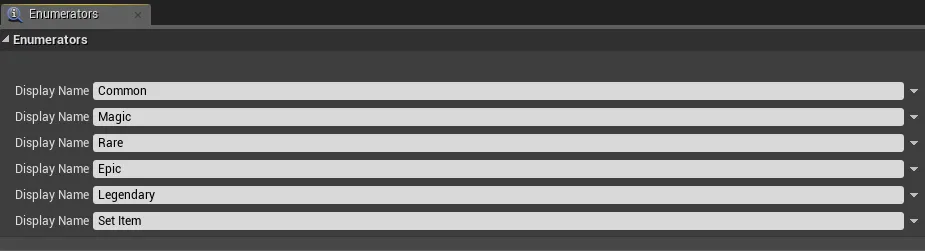 Unreal Engine 4 rarity enumerator.png
