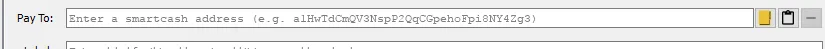Send smartcash
