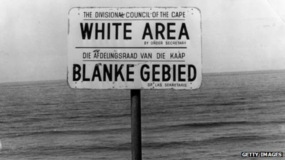 Whites only sign Getty Images