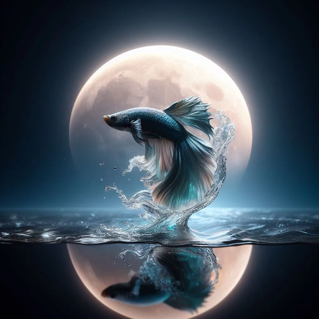 Betta Fish/Jump Out of Water