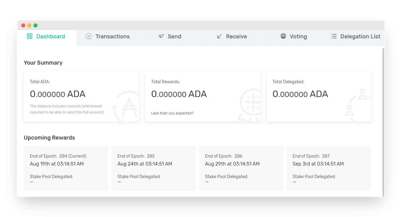 The Cardano Yoroi Wallet - Step 2.