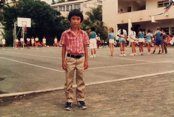 Me in primary school