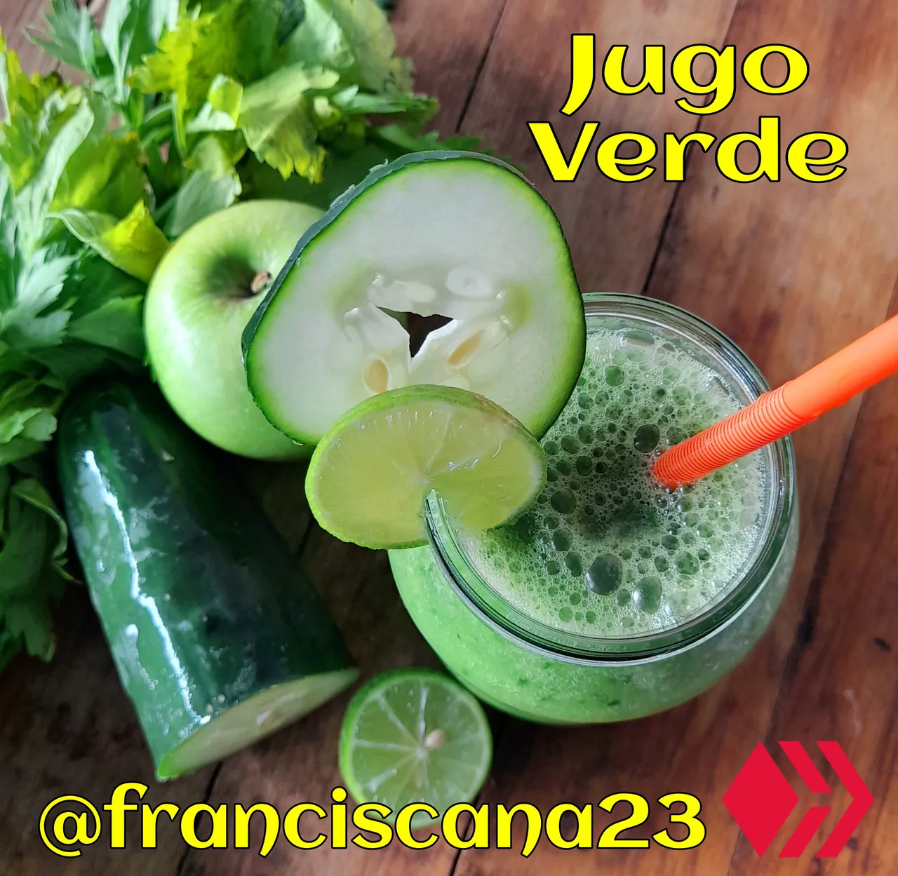[ESP-ENG] Delicioso Jugo verde, te enseño paso a hacerlo // Delicious Green Juice, I'll show you how to make it