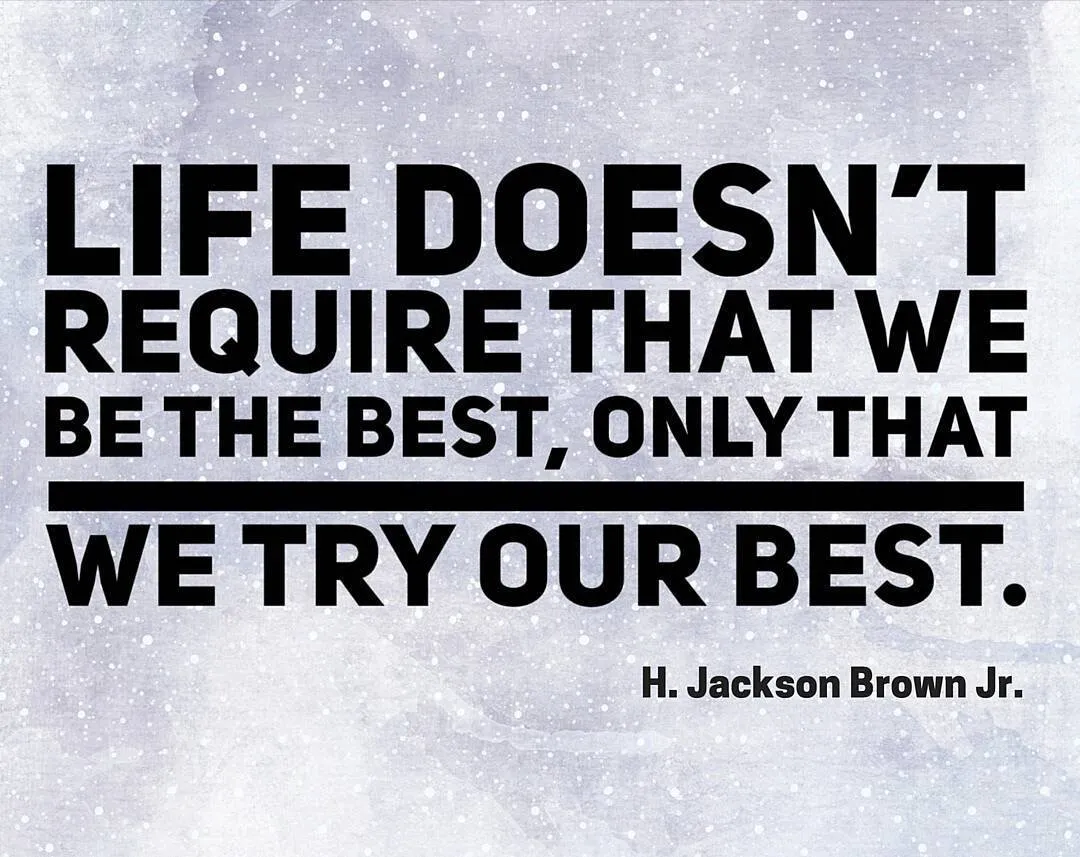 Try our best